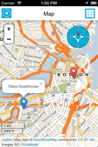 Boston offline map, guide, monuments, sightseeing, hotels. screenshot 2