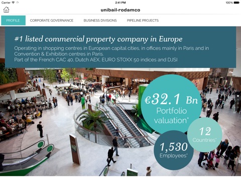 Unibail-Rodamco screenshot 2