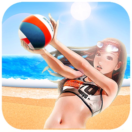 Beach Volley Motion Sensing Icon