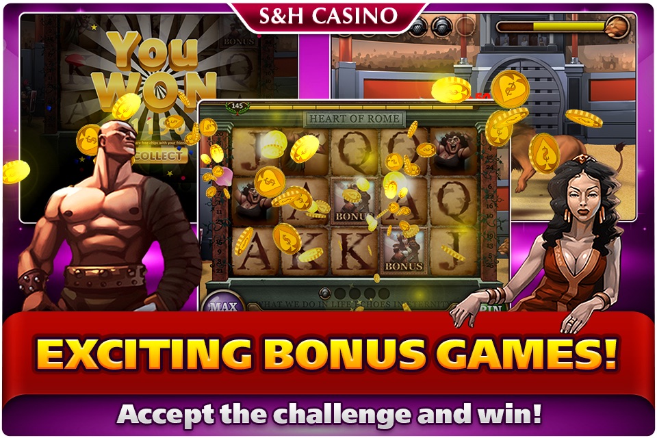 S&H Casino - FREE Premium Slots and Card Games screenshot 4