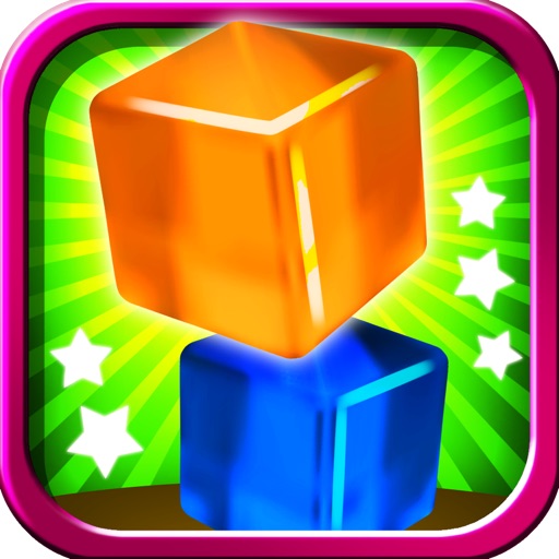 Frozen Jelly Cubes Tower – A Block Stacking Mania Free Icon