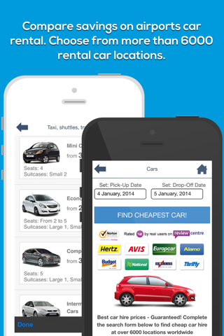 Los Angeles LAX Airport. Flights, car rental, shuttle bus, taxi. Arrivals & Departures. screenshot 3