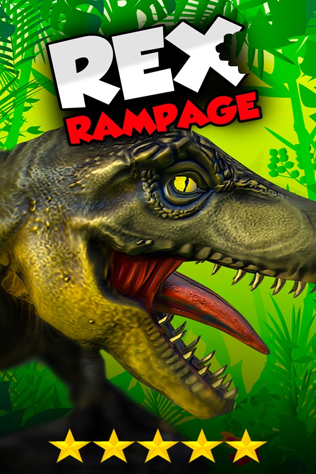 A Rex Rampage With 3D - Dangerous Dinosaurs Walking & Run-ning to Destroy & Devour Everything! screenshot 2