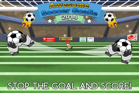 Action Sports Real Star Soccer Head 2014 - The Goalie Fantasy Win Games HD (Free) screenshot 4
