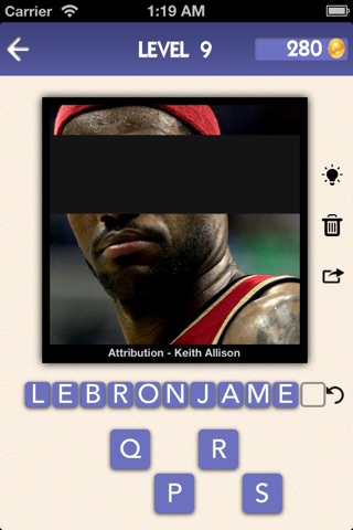 Guess Famous Celebrity Quiz - Cool new guessing puzzle trivia word game with awesome images of the most popular TV icons and movie stars. Have fun predicting the famous celeb, talented musician, iconic athlete and sports icon. Free! screenshot 3