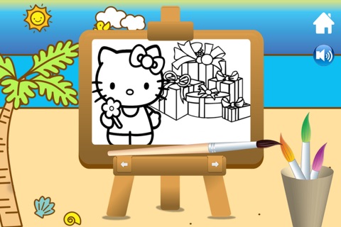 Hello Kitty's Adventures Deluxe - Puzzle Games, Coloring Book, Photo-booth and Cooking Videos screenshot 2