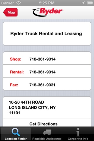 Ryder Locator screenshot 4