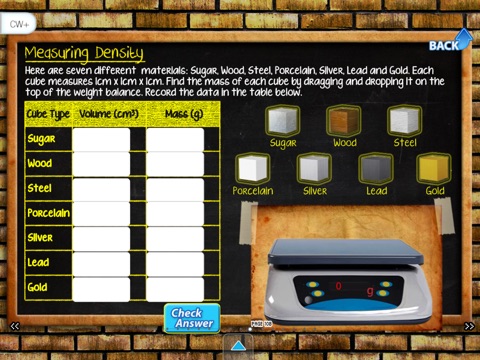 Measuring Volume, Mass, Density and Temperature screenshot 4