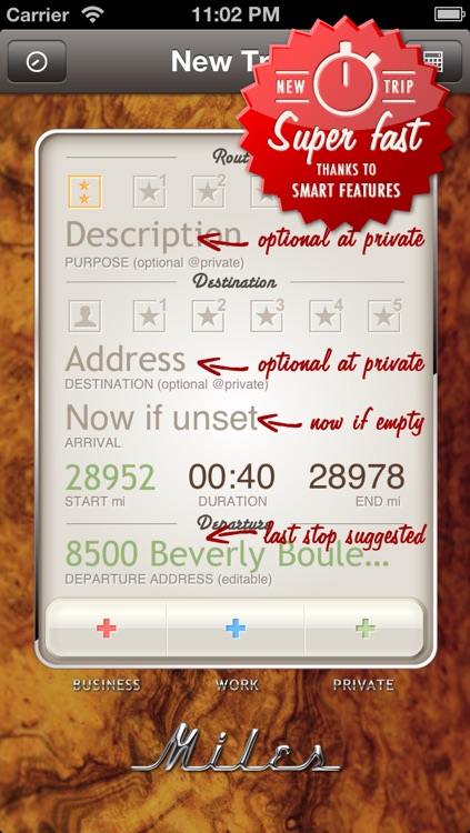 Miles - The Classic Mileage Log with CSV and PDF Export