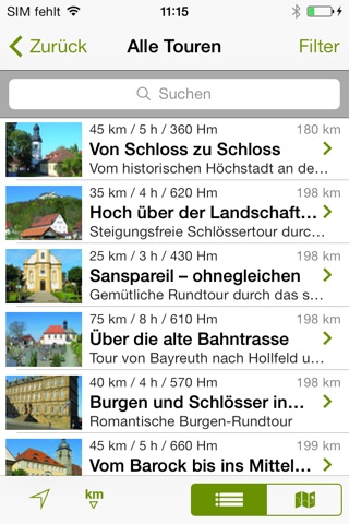 Radtouren Bayern screenshot 3