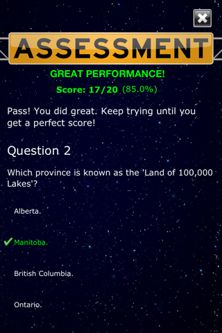 Canada Citizenship Test Lite screenshot 4