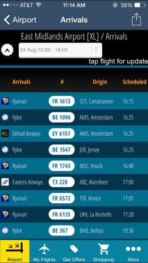 East Midlands Airport (EMA) Flight Tracker(圖3)-速報App