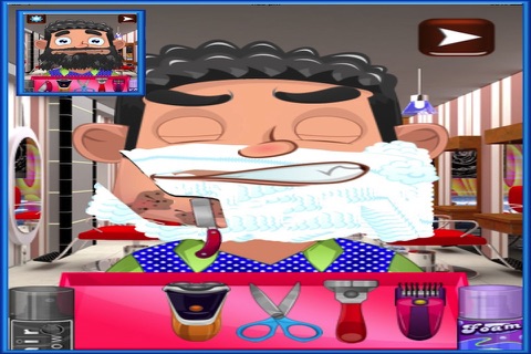 Beard Shaving Salon - Fun Shave Game For Kids and Adult screenshot 3