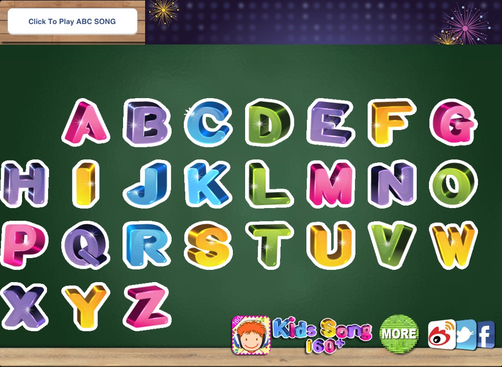 ABC Song - Alphabet Song with Action & Touch Sound Effect screenshot 3