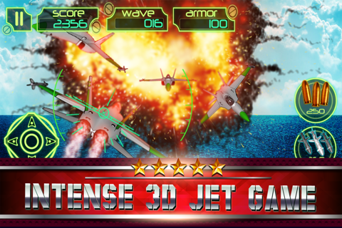 Fly and Battle Simulation : Raptor Airplanes 3d Air War - Free Game For kids and Adults screenshot 3