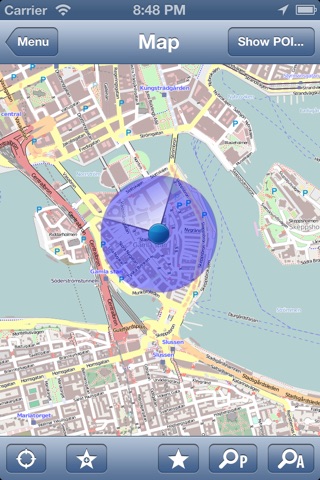Stockholm, Sweden Offline Map - PLACE STARS screenshot 3