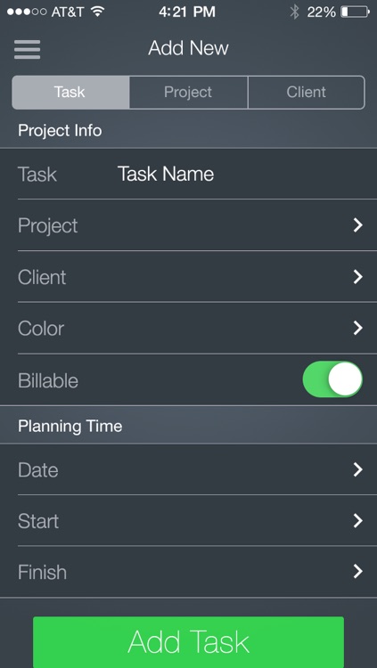 Tayme - handy time tracker and usable task manager screenshot-4