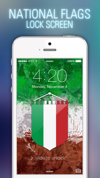 Pimp Your Wallpapers Pro - National Flags Special for iOS 7 screenshot-3