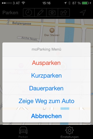 moParking -  Automated Car Finder and Park Meter Alarm screenshot 3