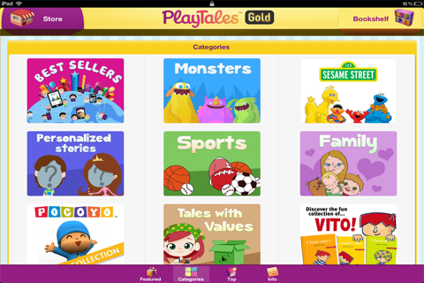 PlayTales Gold! Kids' Books screenshot 2