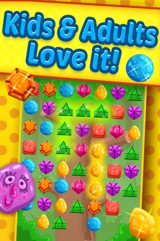 Jewel Games Candy Edition - Play Cute Match 3 Blitz Game For Kids HD FREE screenshot 3