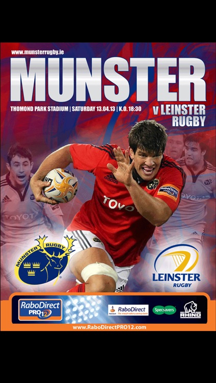 Munster Rugby Match Official Programmes