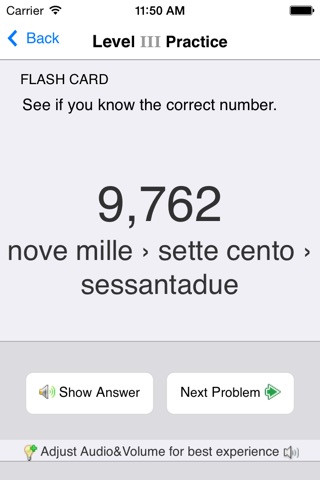 Italian Numbers, Fast! (for trips to Italy) screenshot 4