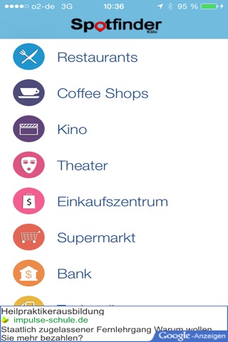 Spotfinder Köln screenshot 2
