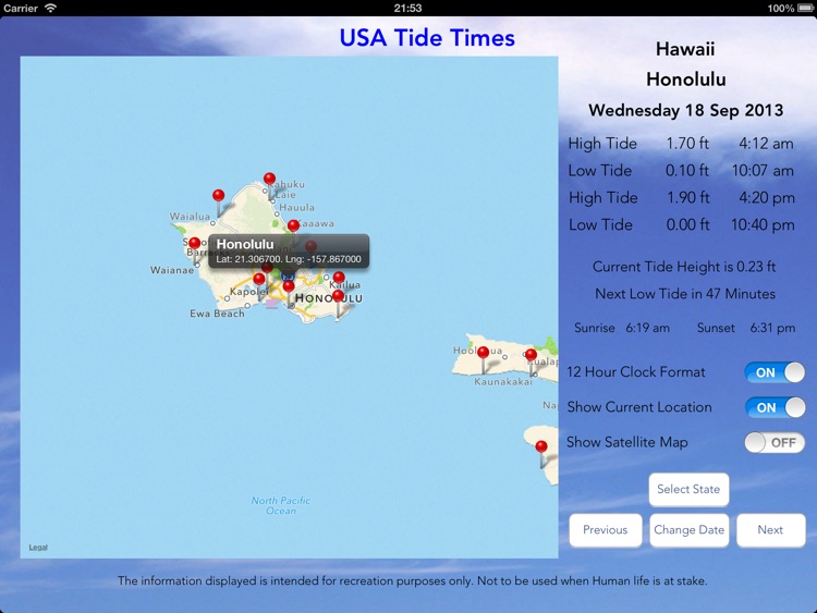 USA Tide Times Pro screenshot-4