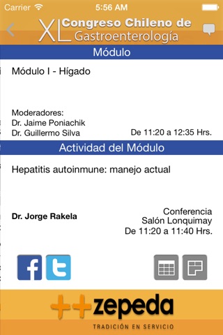 XL Congreso Chileno de Gastroenterología screenshot 2
