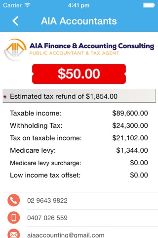 AIA Accountants screenshot 2
