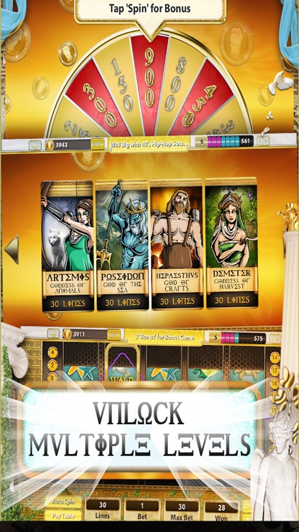 Aphrodite Slots & Titan's Free Gold Casino of Thunder HD 777 - Win Big with Daily Bonus Games