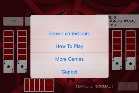 Spider Solitaire+++ screenshot 2