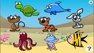 海、水、魚、亀、ウナギやカニと幼稚園、幼稚園や保育園のためのゲームやパズル：海の動物についての子供の年齢2-5のためのゲームのおすすめ画像3