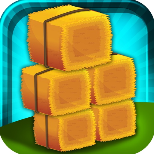 A Farm Hay Bail Stack - Building Fun Hay Towers FREE icon