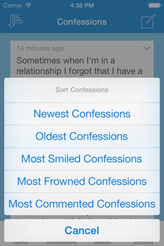 Confess - Confessions From The World screenshot 2