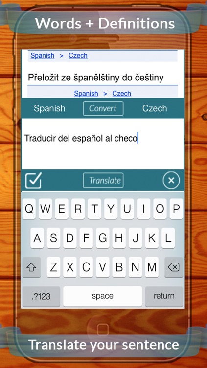 Spanish Czech Dictionary With Translator & Search