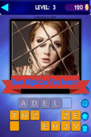 Guess The Celebrities Quiz - Cool Tiled Faces Game - Free Version screenshot 4