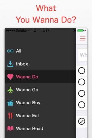 WannaDo-Wish List Manager screenshot 2