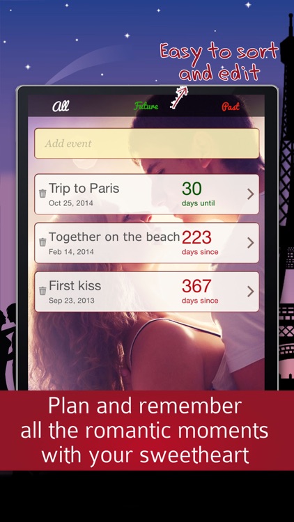 Love Planner & Calendar - Remember all the romantic moments with your sweetheart