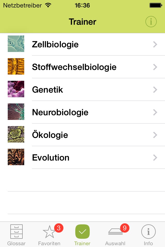 Linder Biology Glossary screenshot 3