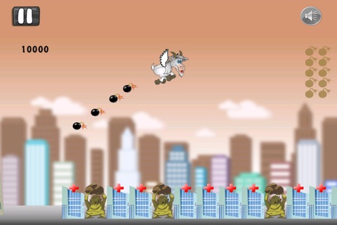 Flying Goatzilla Blast - Awesome Action Assault Game Paid screenshot 4