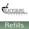 Blacksburg Pharmacy is an easy-to-use app that allows pharmacy customers to manage their entire family’s prescriptions, order refills, set medication reminders, and find pharmacy location information