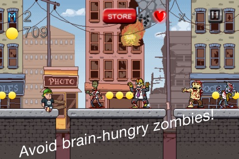 Zombie Run - Escape from Zombie War 2048 screenshot 3