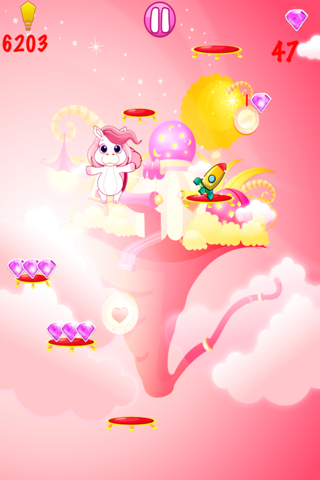 Power Pony Jewel Jump - Cute Pegasus Collecting Adventure screenshot 3