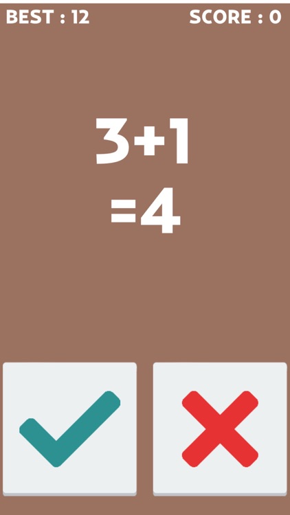 Extreme Math – Fun mental calculation game where you have just around a second to answer the equation