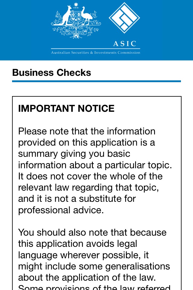 ASIC Business Checks screenshot 2