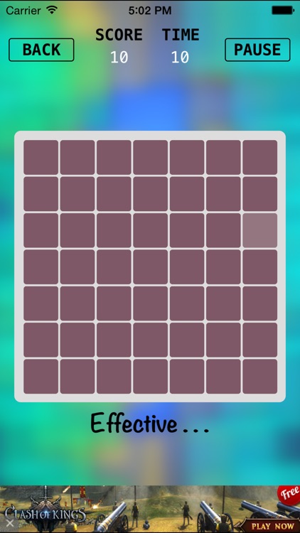 Color cube - spot the different square