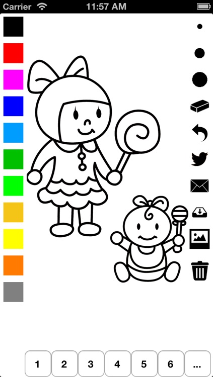 Family Coloring Book for Children: Learn to draw and color parents, grandparents and kids!! screenshot-3