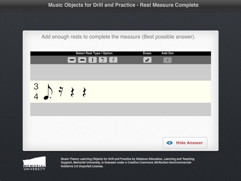 Complete Measure with Rests screenshot 3